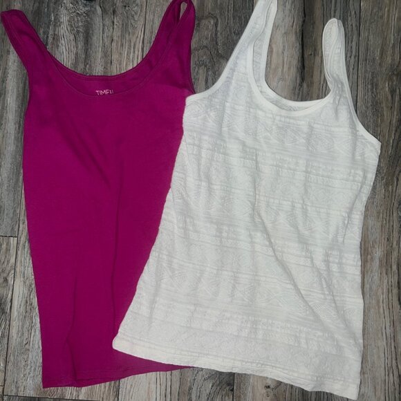 Lot of 4 Women's Tank Tops-Size Large-SO, Time and True - Picture 3 of 3